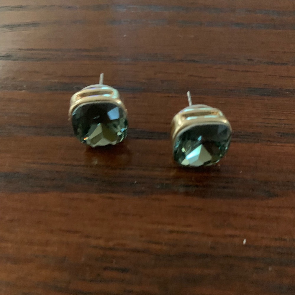 Mint green studs